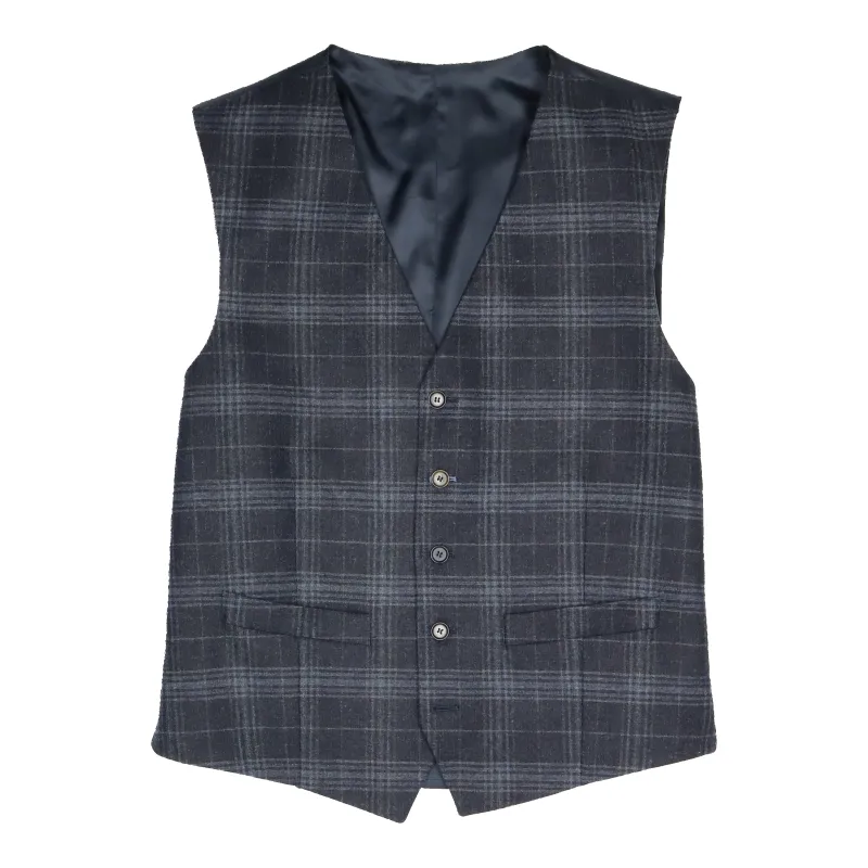 Coes Triple Overcheck Waistcoat sold by Coes