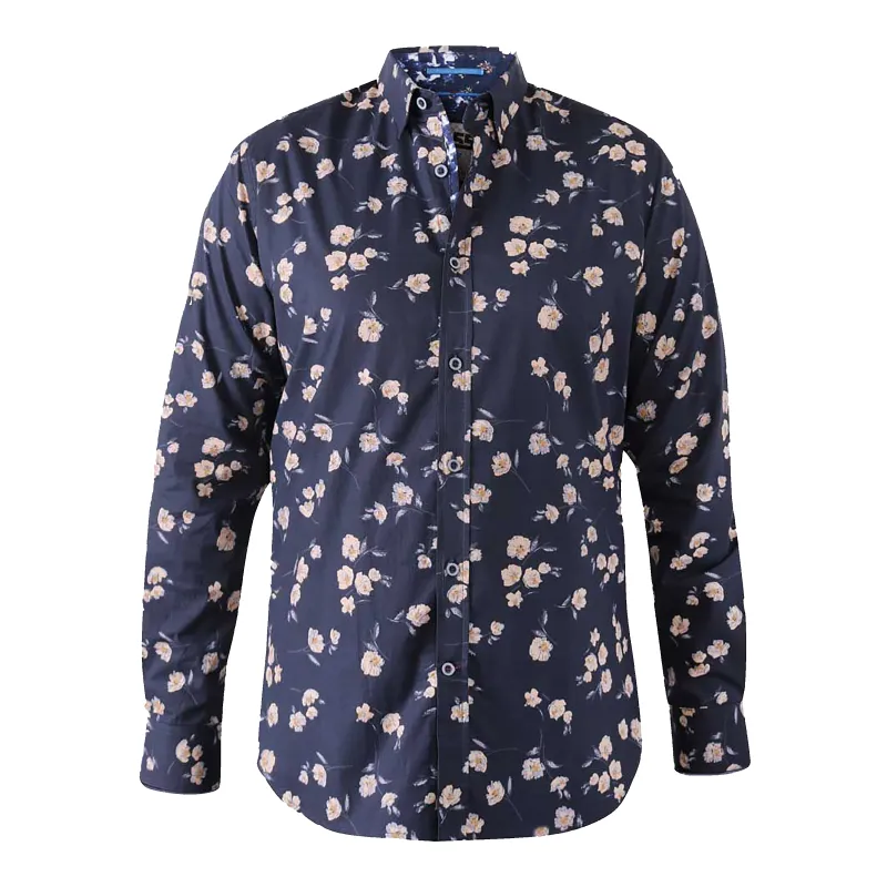 Duke Rooksey Long Sleeve Floral Print Shirt made by Coes