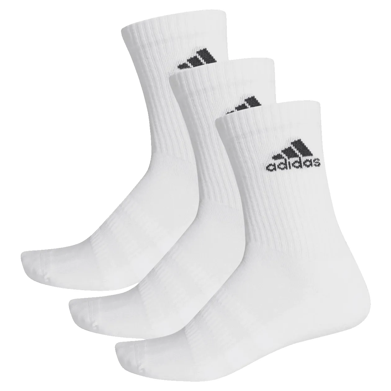 Adidas Cushion Crew 3 Pair Pack Sports Socks sold by Coes