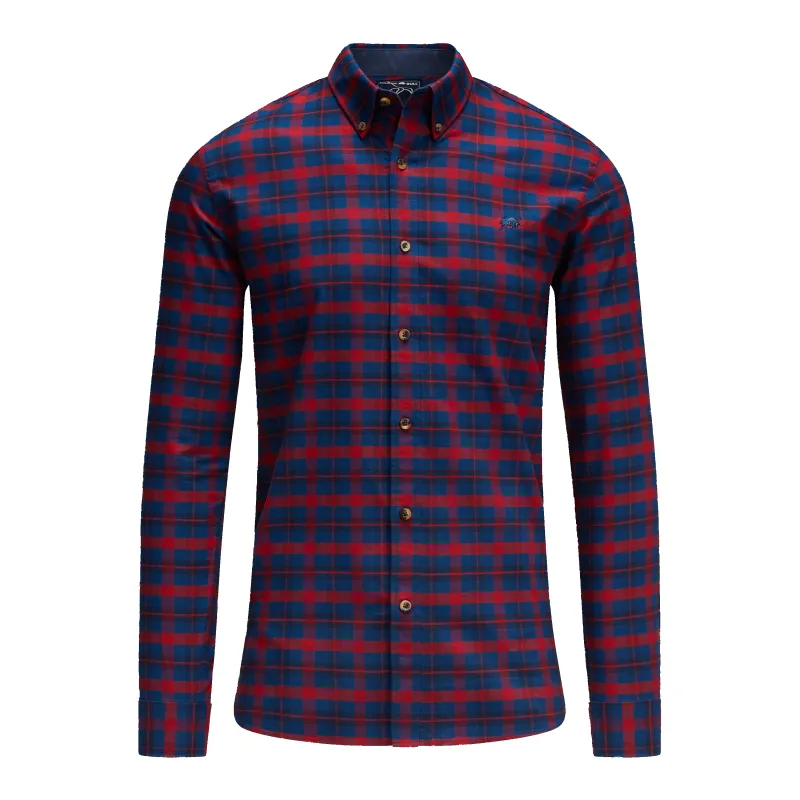 Raging Bull Check Long Sleeve Shirt sold by Coes