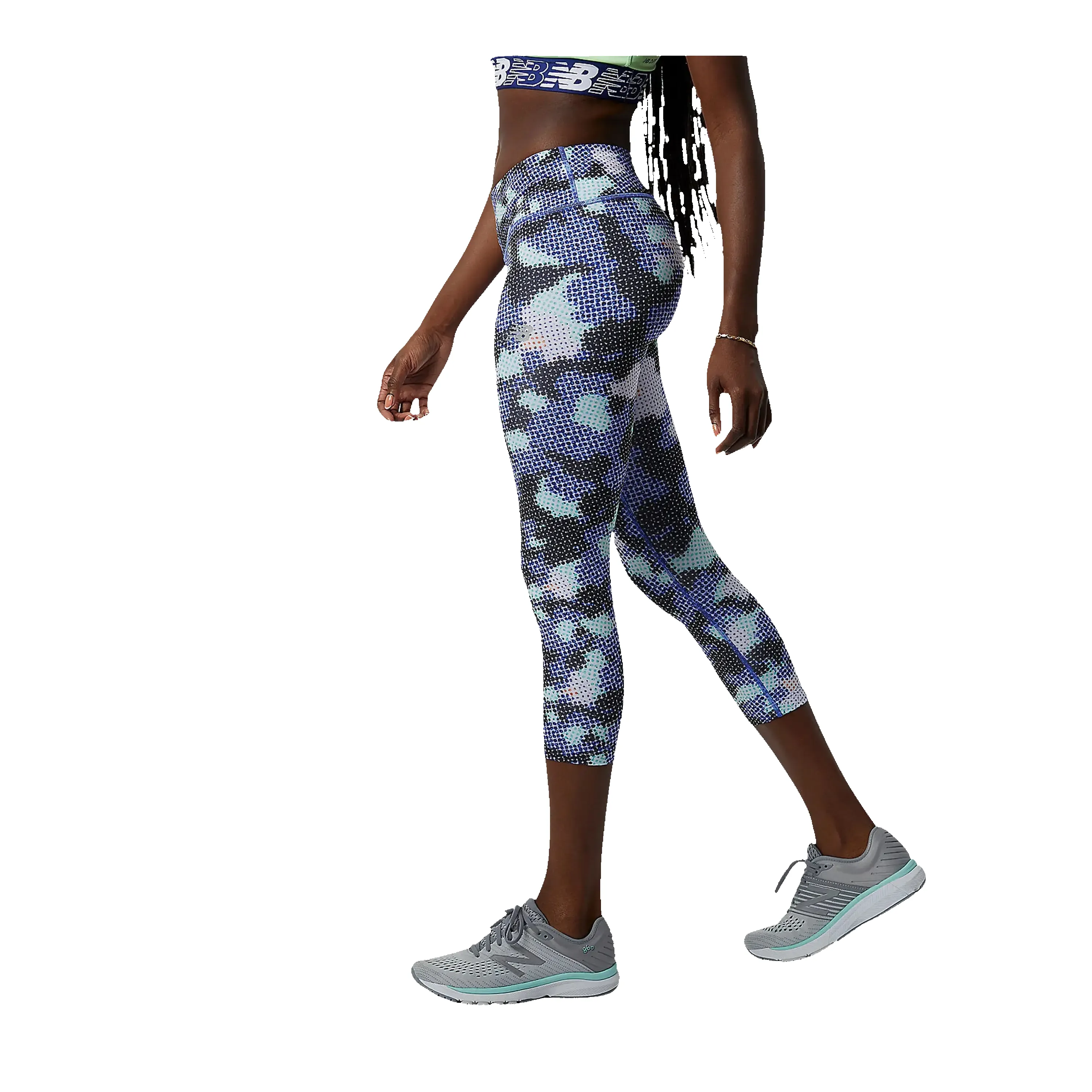 New Balance Printed Accelerate Capri Running Tights sold by Coes product image thumbnail 3