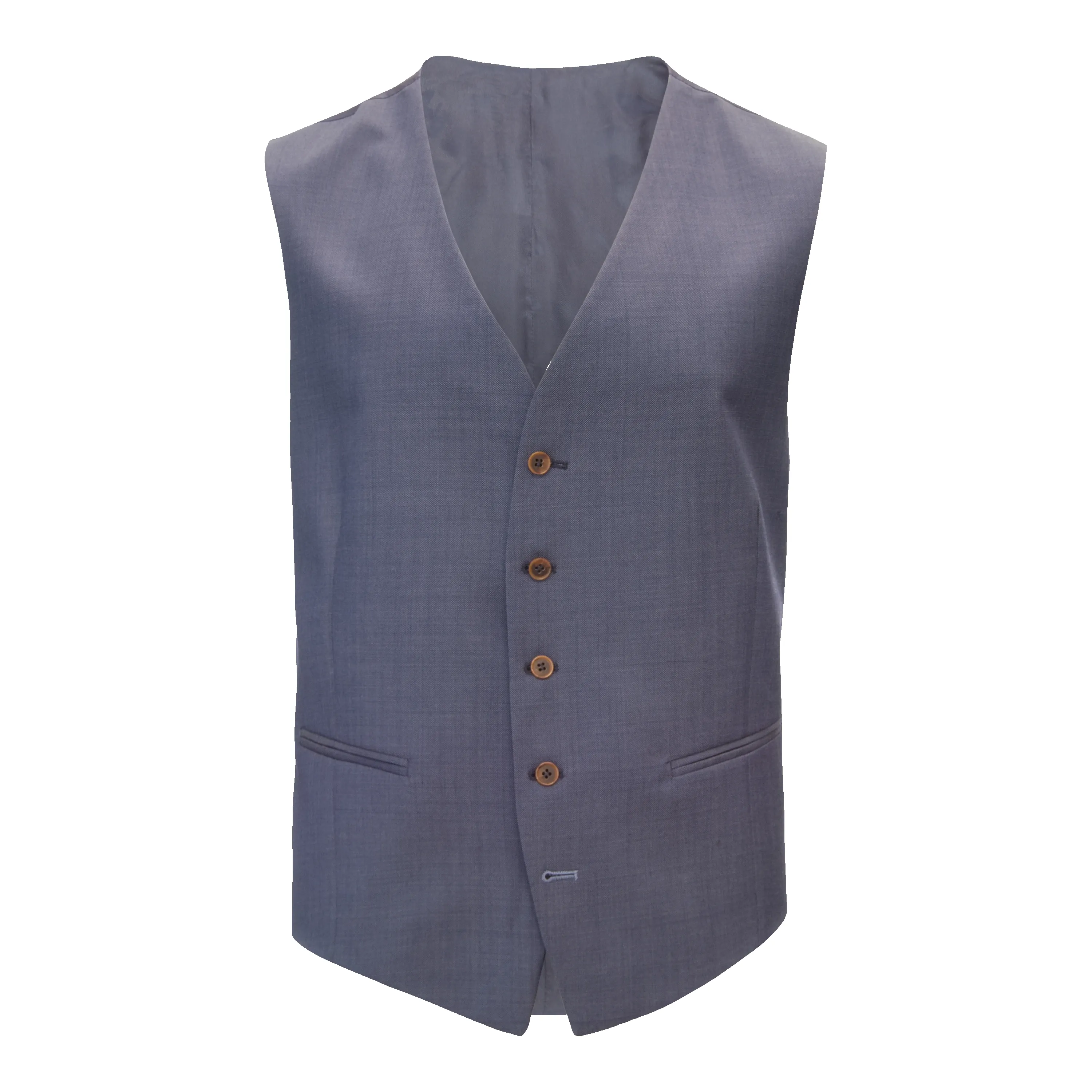 Coes Pin Dot Waistcoat in Blue sold by Coes