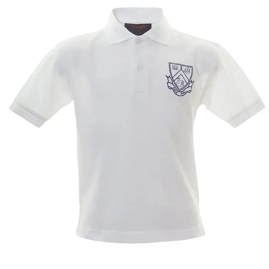 Dale Hall Polo Shirt - White sold by Coes