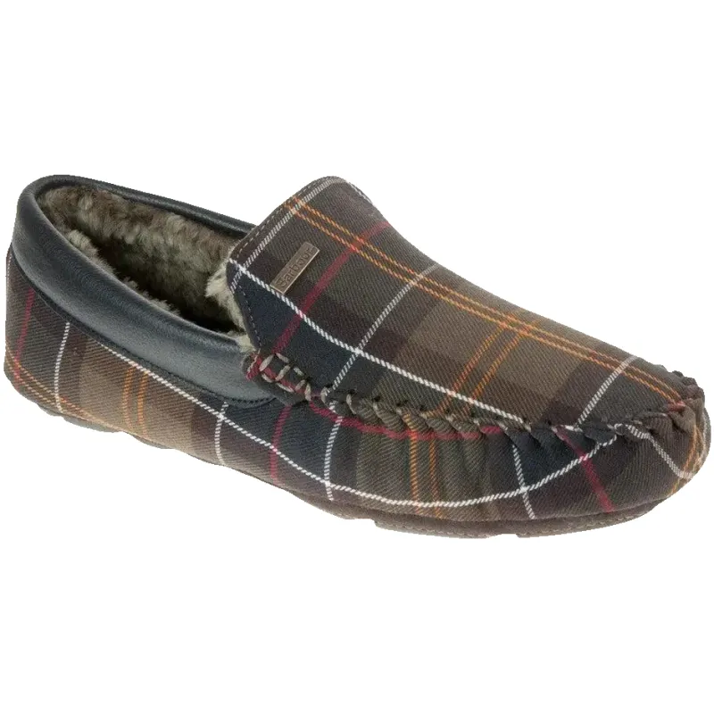 Barbour Monty Slippers in Classic Tartan sold by Coes