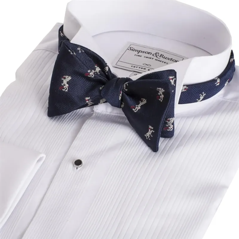 Old Ipswichian Crested Silk Bow Tie made by Coes