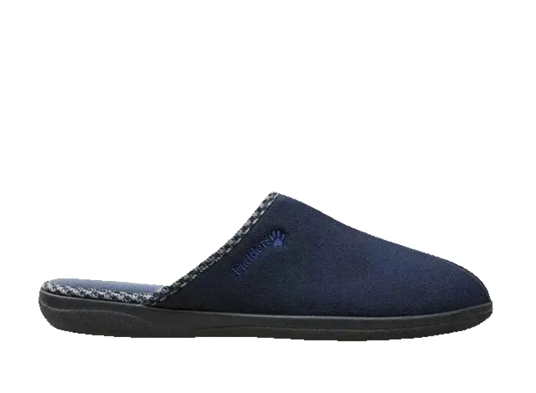 Padders Luke Slippers in Navy sold by Coes