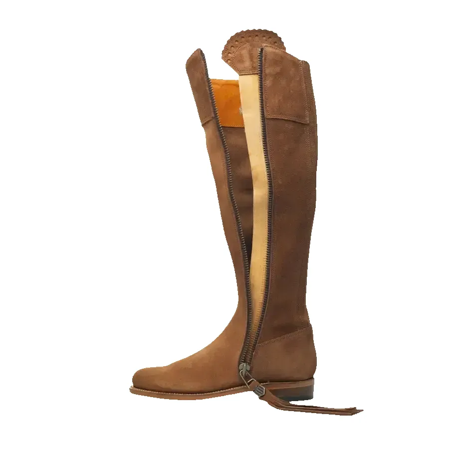 Fairfax & Favor Regina Suede Boots in Tan sold by Coes product image thumbnail 3