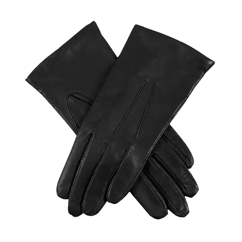 Dents Emma Classic Hairsheep Leather Gloves in Black sold by Coes