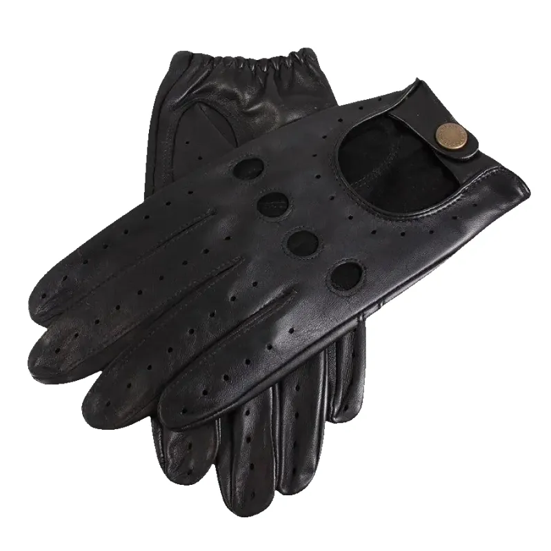 Dents Leather Driving Gloves in Black sold by Coes