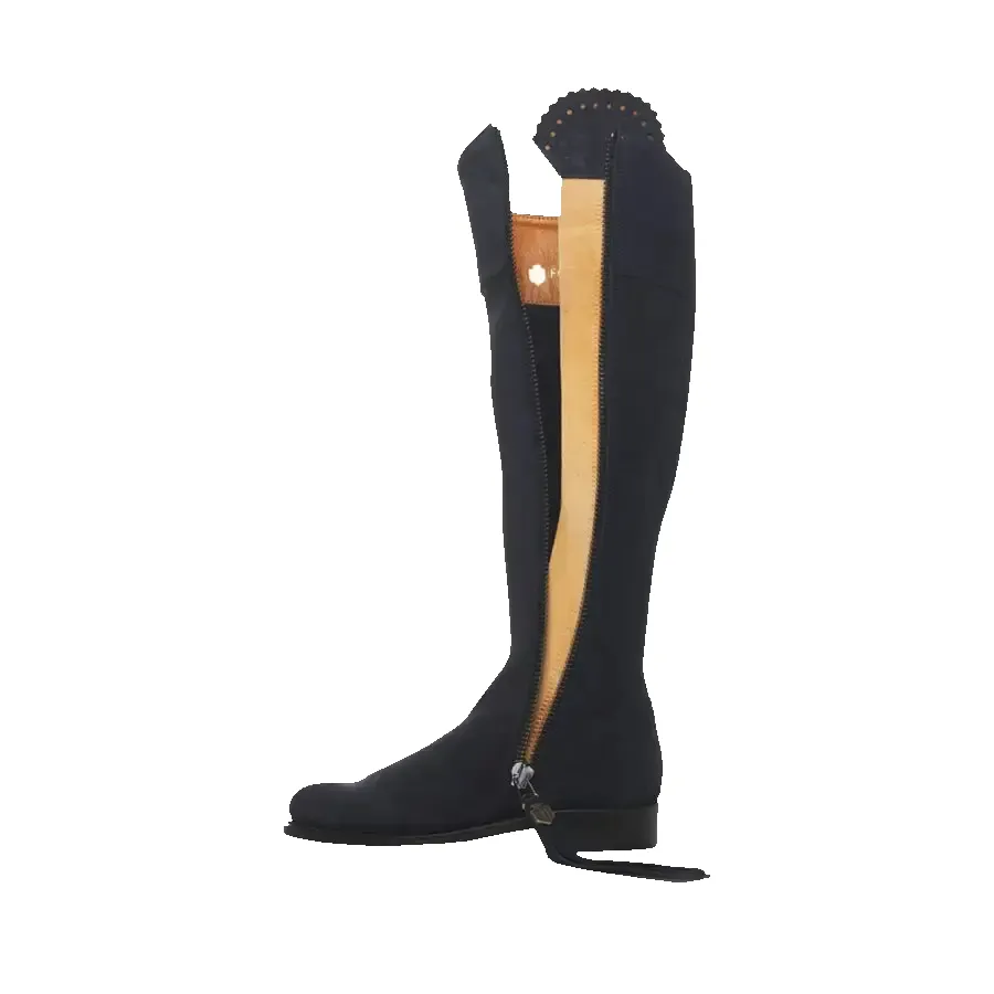 Fairfax & Favor Regina Suede Boots in Navy sold by Coes product image thumbnail 4