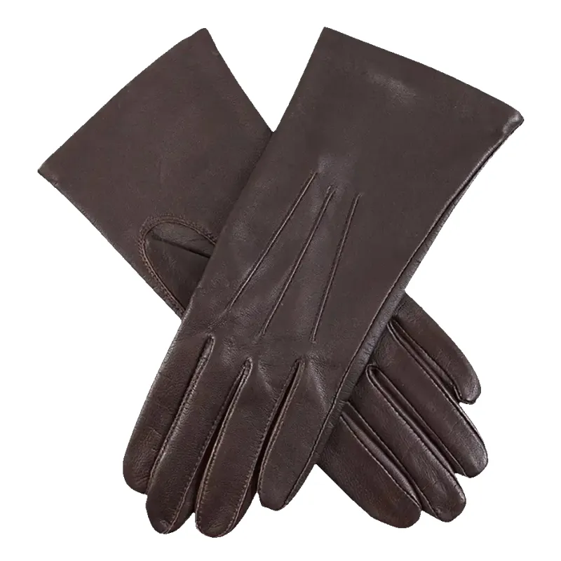 Dents Emma Classic Hairsheep Leather Gloves in Mocca sold by Coes