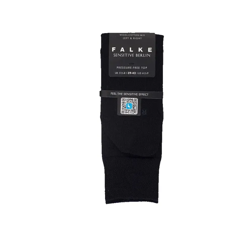 Falke Berlin Sensitive Socks in Navy made by Falke
