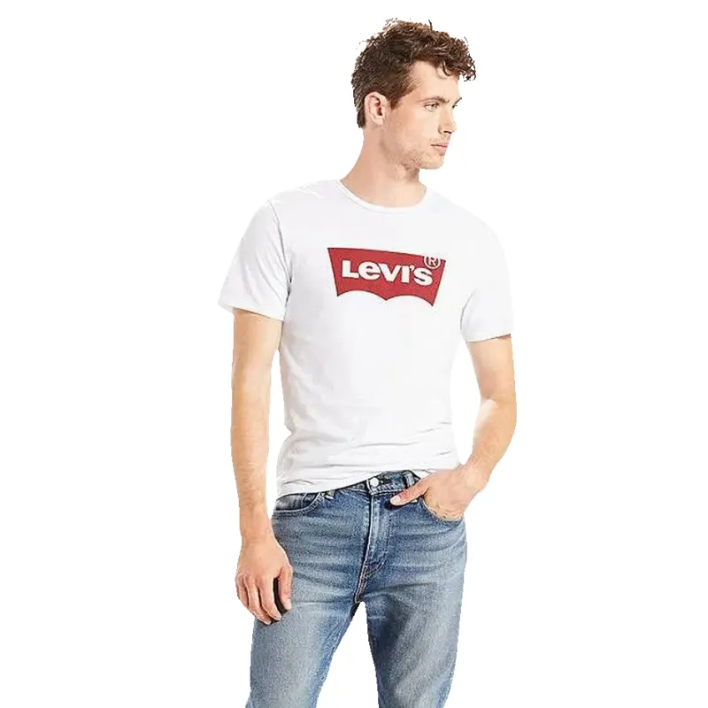 Levi's Housemark T-Shirt in White sold by Coes