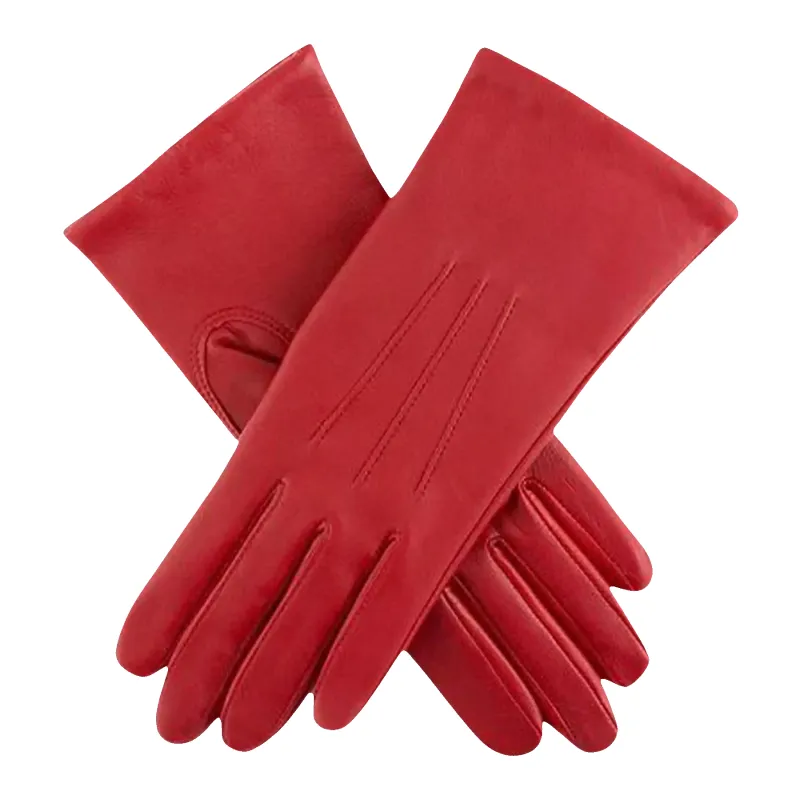 Dents Classic Acrylic Lined Gloves in Bright Red sold by Coes