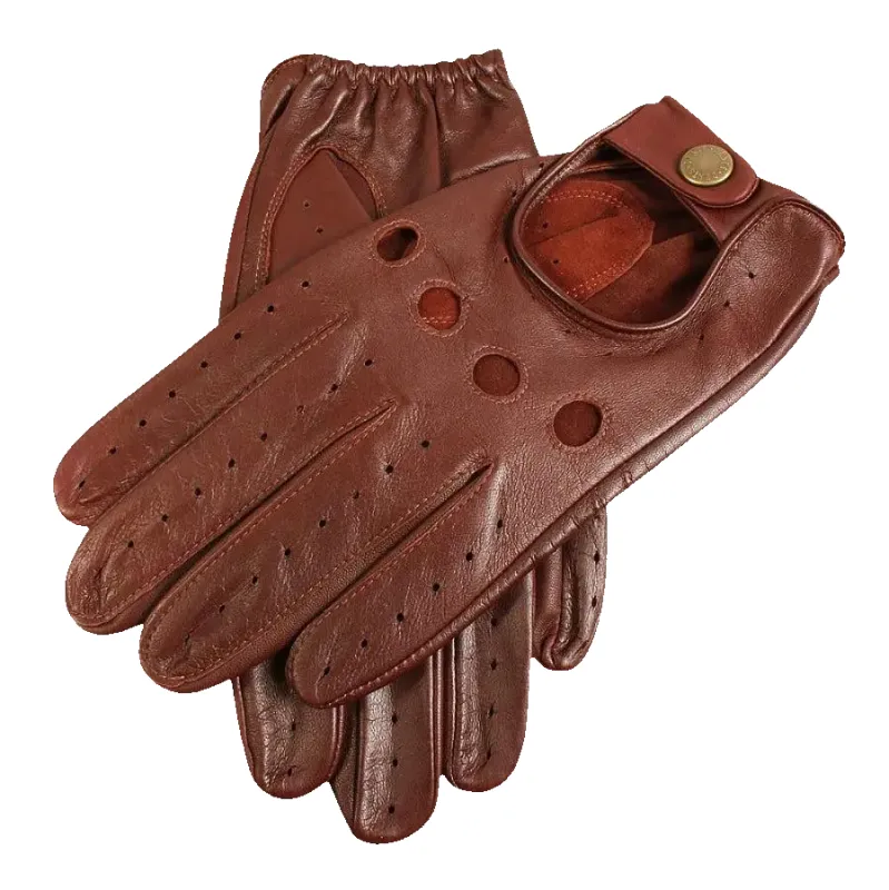 Dents Leather Driving Gloves in English Tan sold by Coes