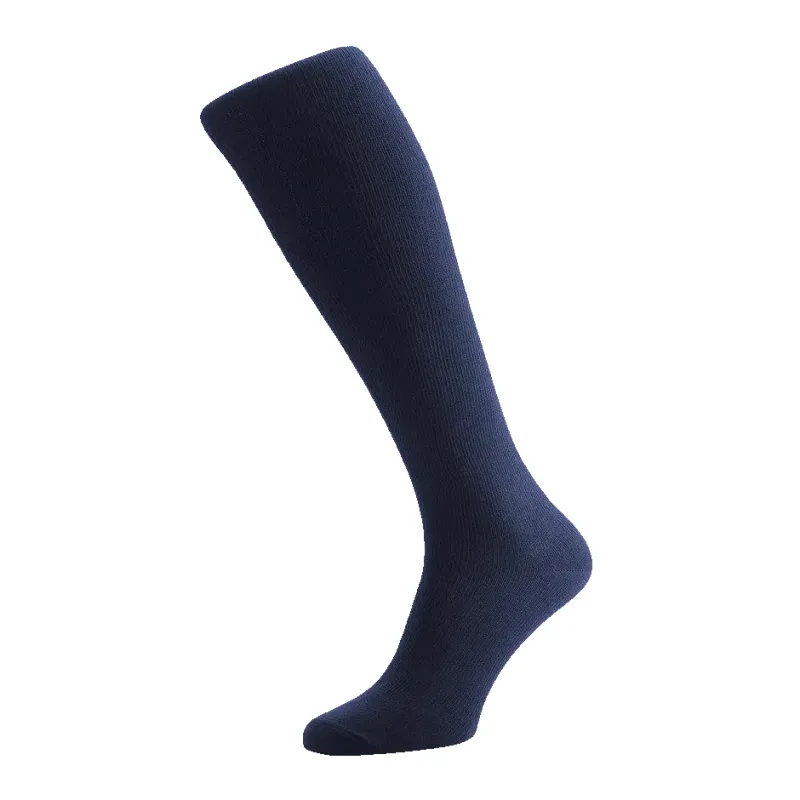 HJ Hall HJ747 Fly Safe Socks in Navy sold by Coes