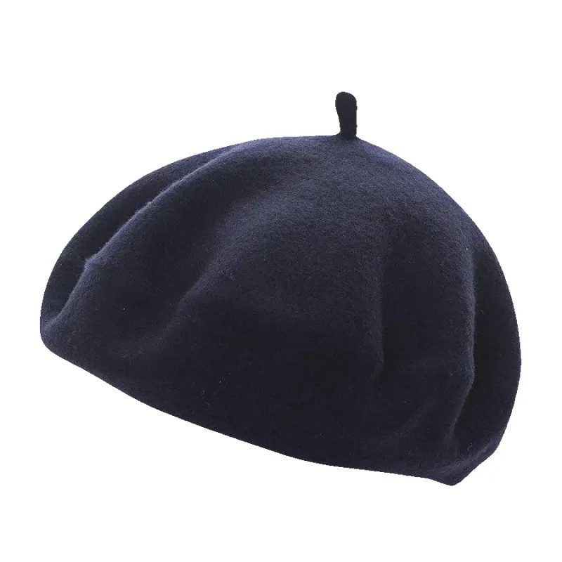 Wegener French Style Beret in Navy sold by Coes