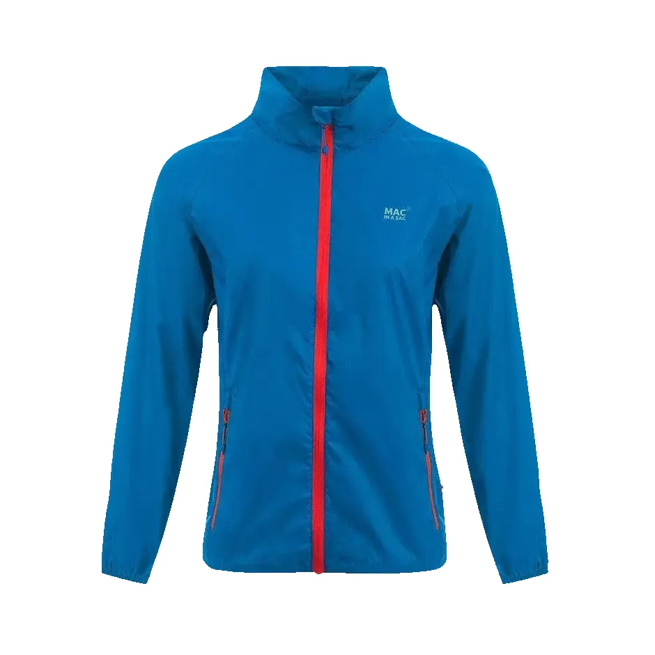 Target Dry Mac in a Sac Origin Unisex Waterproof Packaway Jacket in Electric Blue sold by Coes