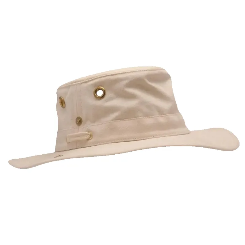 Tilley Unisex Snap Up Brim Hat in Natural sold by Coes