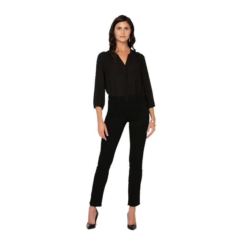 NYDJ Sheri Slim Leg Jeans in Black sold by Coes