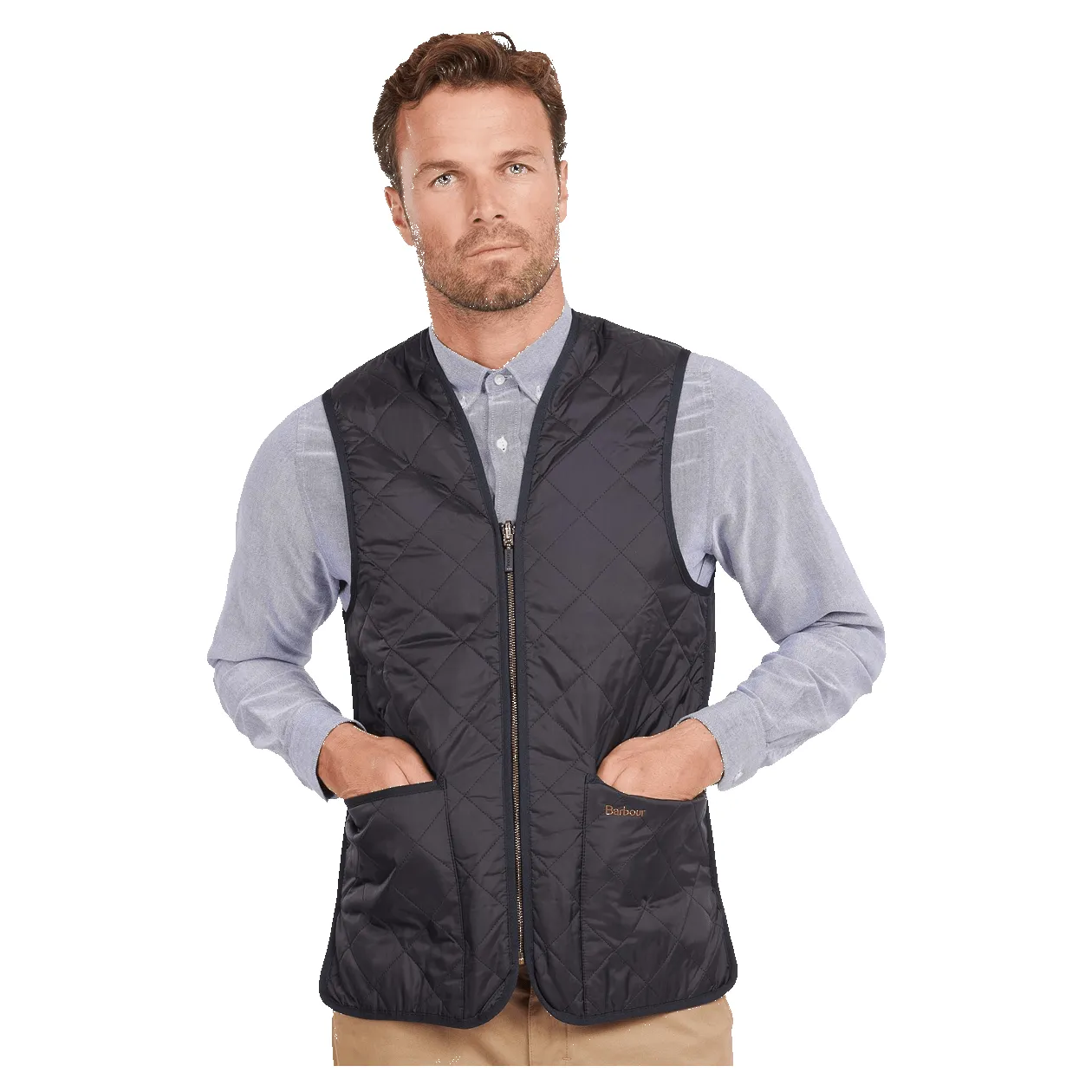 Barbour Quilted Waistcoat/Zip-in Liner sold by Coes