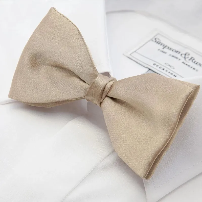 Coes Bow Tie in Gold sold by Coes