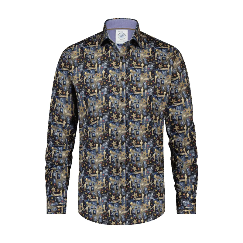 A Fish Named Fred Oscars Print Shirt sold by Coes