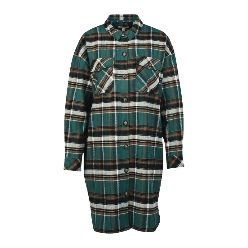 Barbour Cassley Longline Overshirt sold by Coes