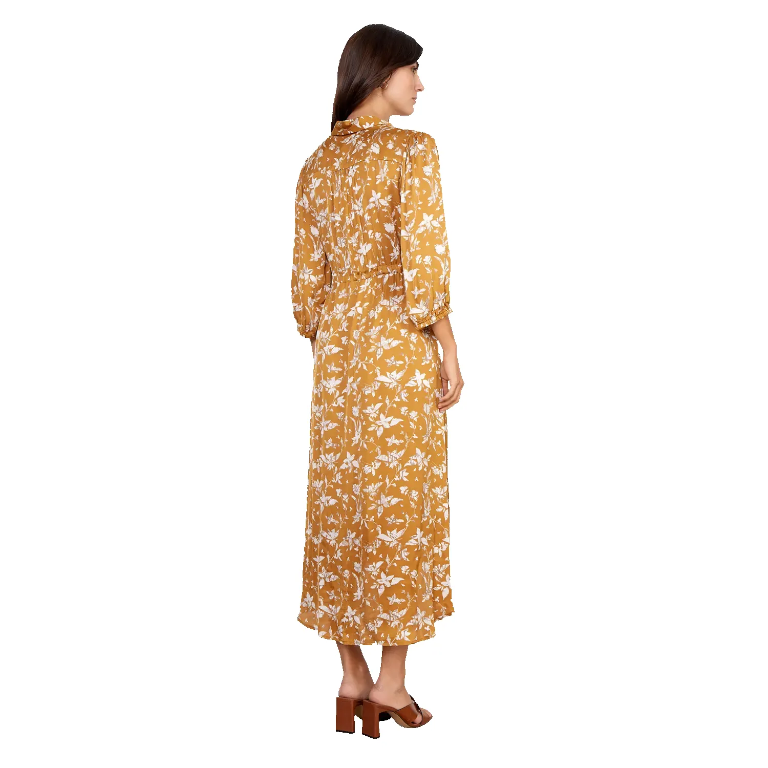 Soya Concept Moa Satin Printed Shirt Dress sold by Coes product image thumbnail 5