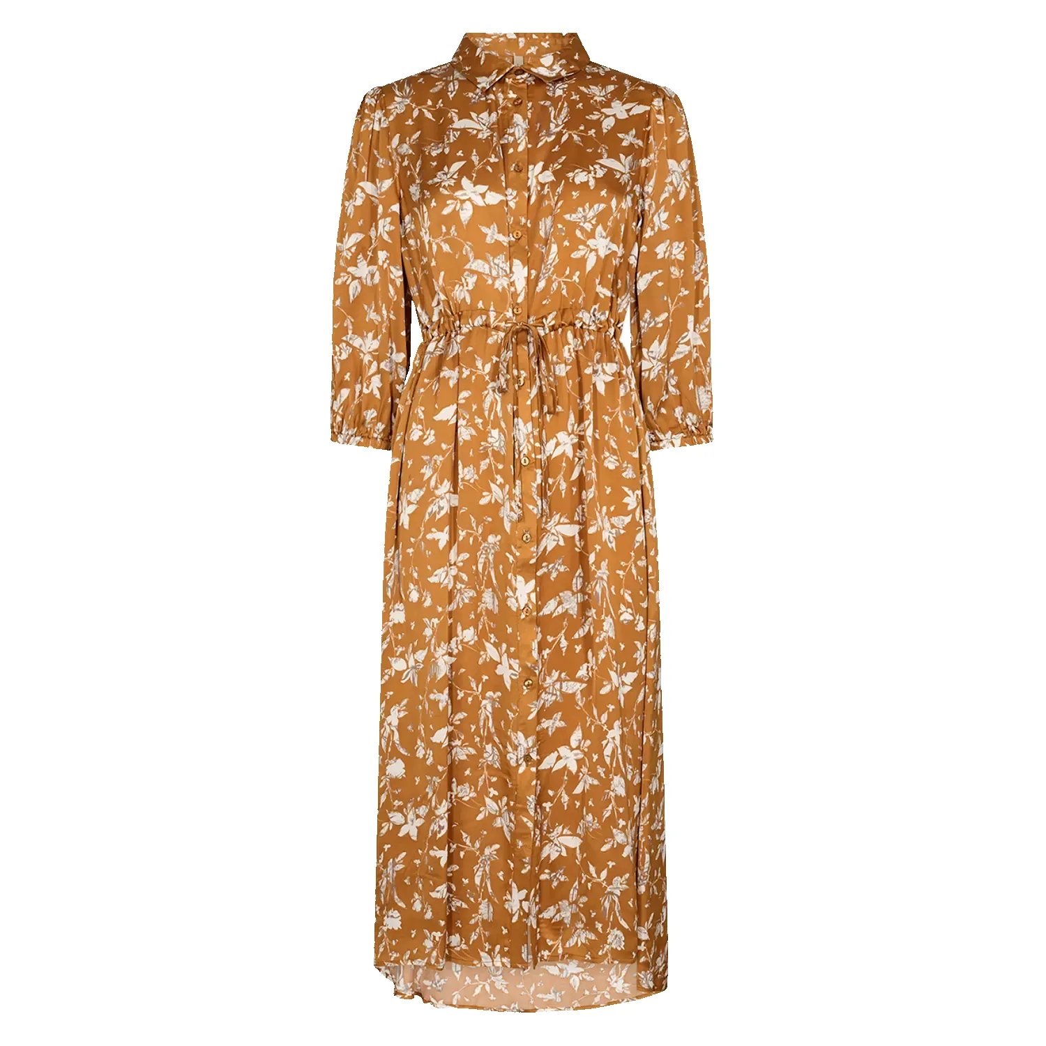 Soya Concept Moa Satin Printed Shirt Dress sold by Coes