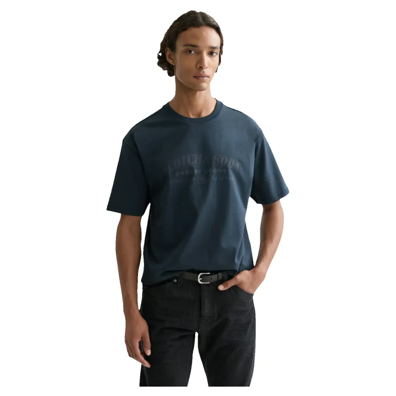 Scotch & Soda Front Artwork Relaxed Fit T-shirt sold by Coes