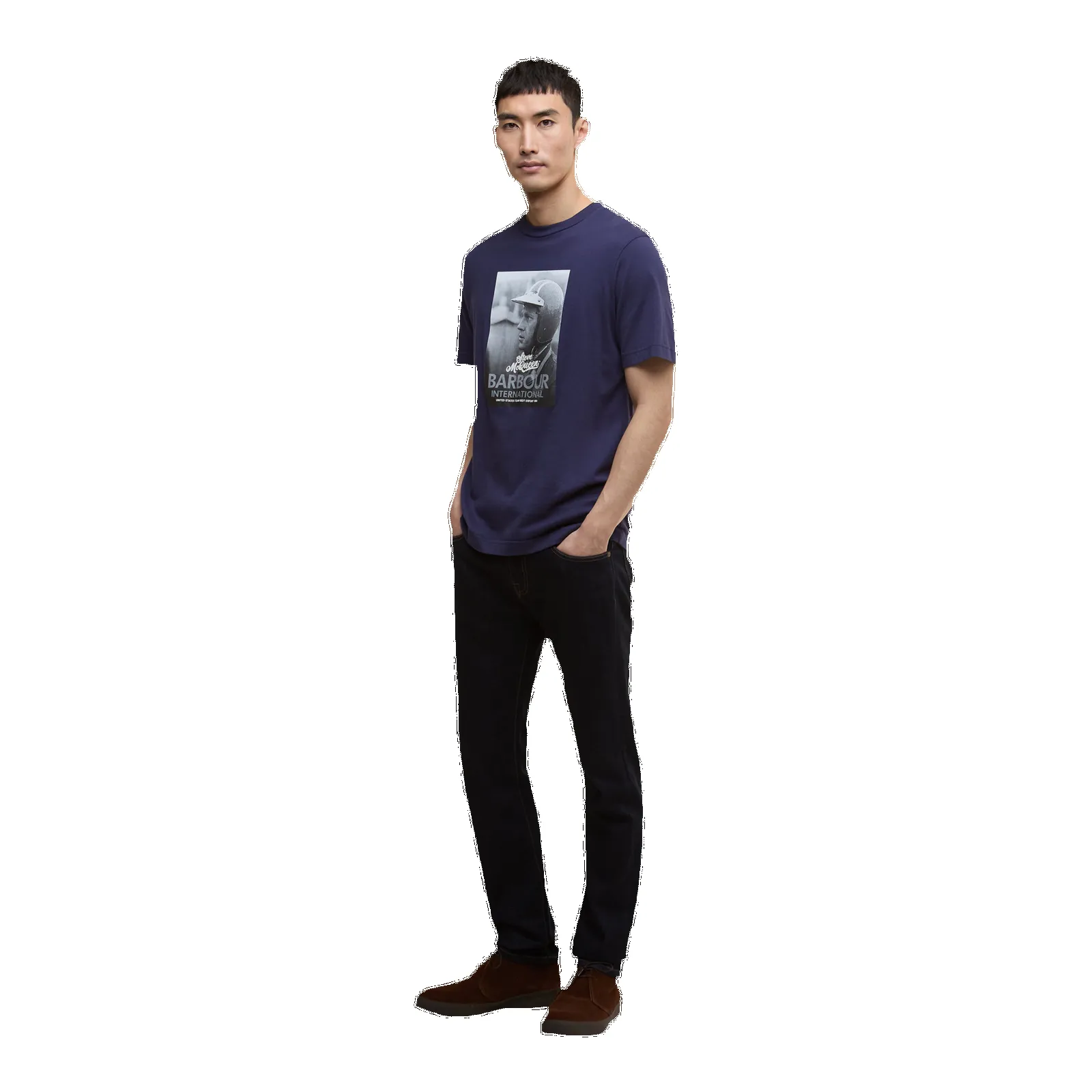 Barbour International Port T-shirt sold by Coes product image thumbnail 4
