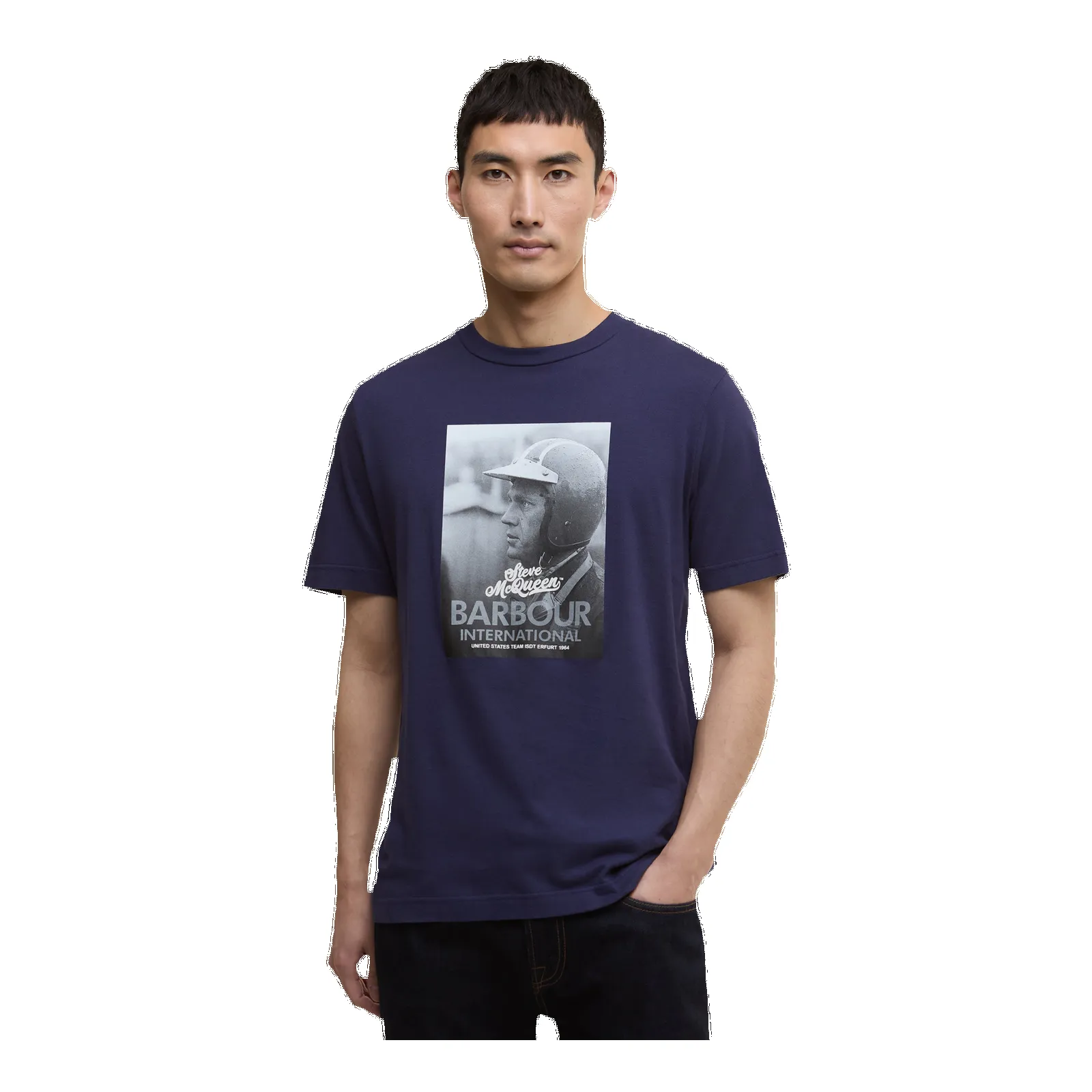 Barbour International Port T-shirt sold by Coes product image thumbnail 2