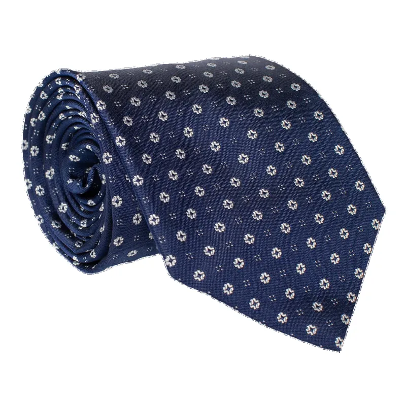 Golding Silk Flower Dots Woven Tie sold by Coes