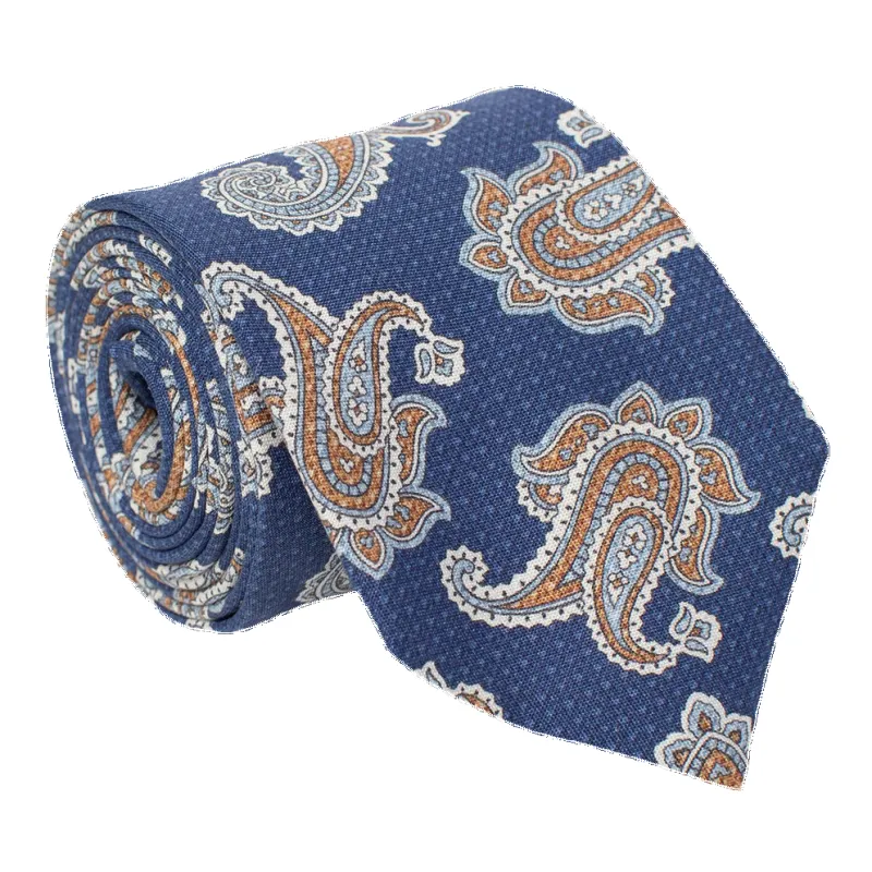 William David Textured Paisley Printed Tie sold by Coes