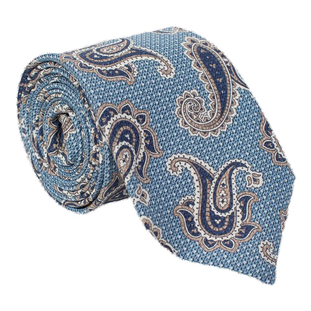 William David Textured Paisley Printed Tie sold by Coes product image thumbnail 3