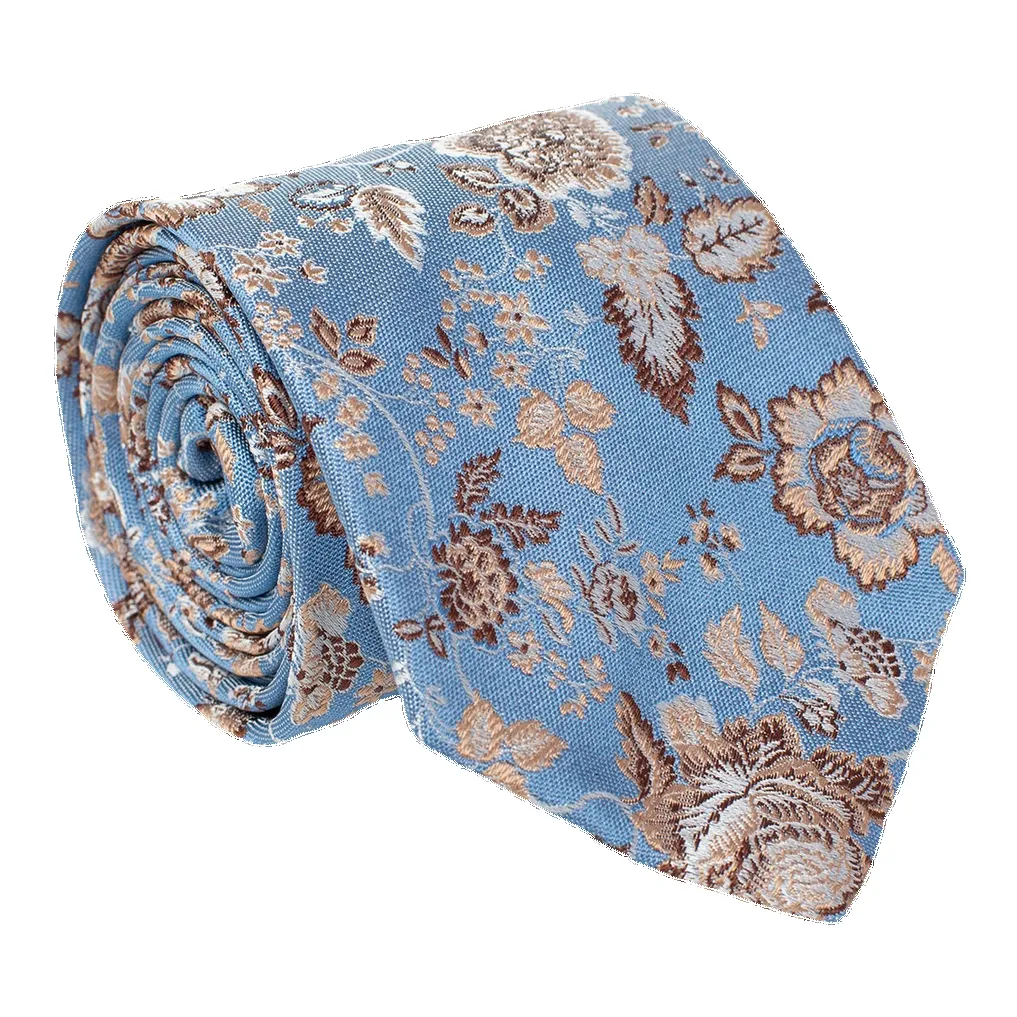 Golding Floral Vine Woven Tie sold by Coes