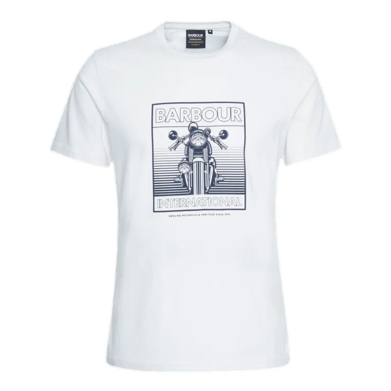 Barbour International Track Graphic T-Shirt sold by Coes