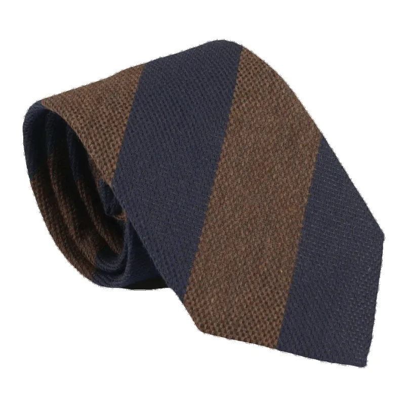 William David Textured Bold Stripe Woven Tie sold by Coes