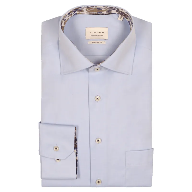 Eterna Formal Shirt With Trim made by Eterna