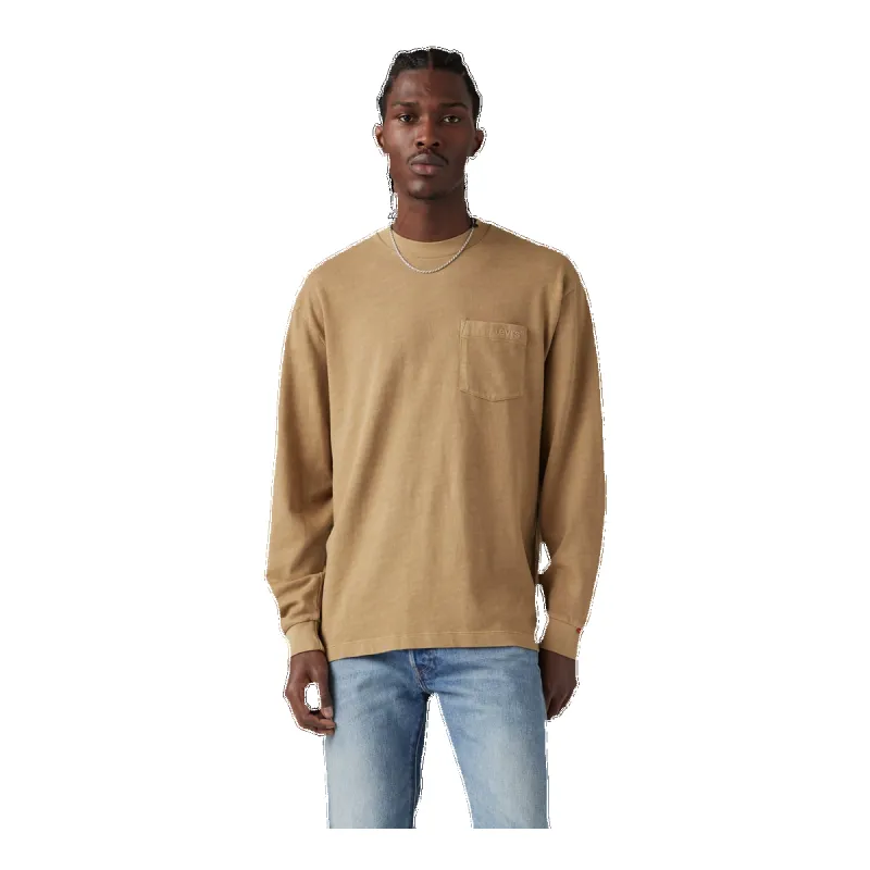 Levi's Long Sleeve Authentic Pocket Tee sold by Coes