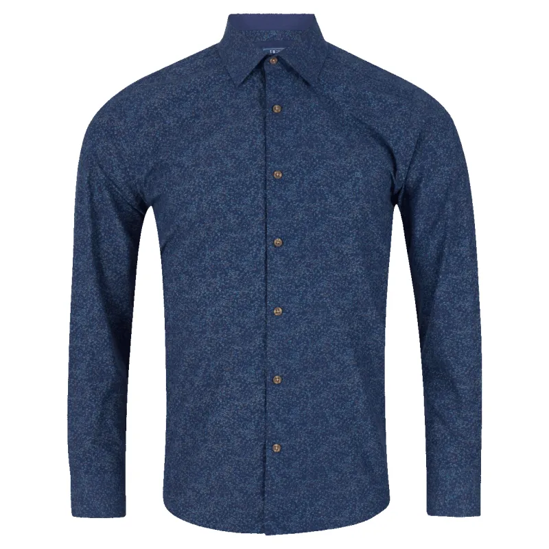 DG's Drifter Speckled Print Long Sleeve Shirt sold by Coes