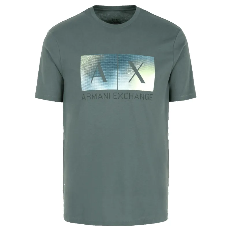 Armani Exchange Holographic Logo T-Shirt sold by Coes