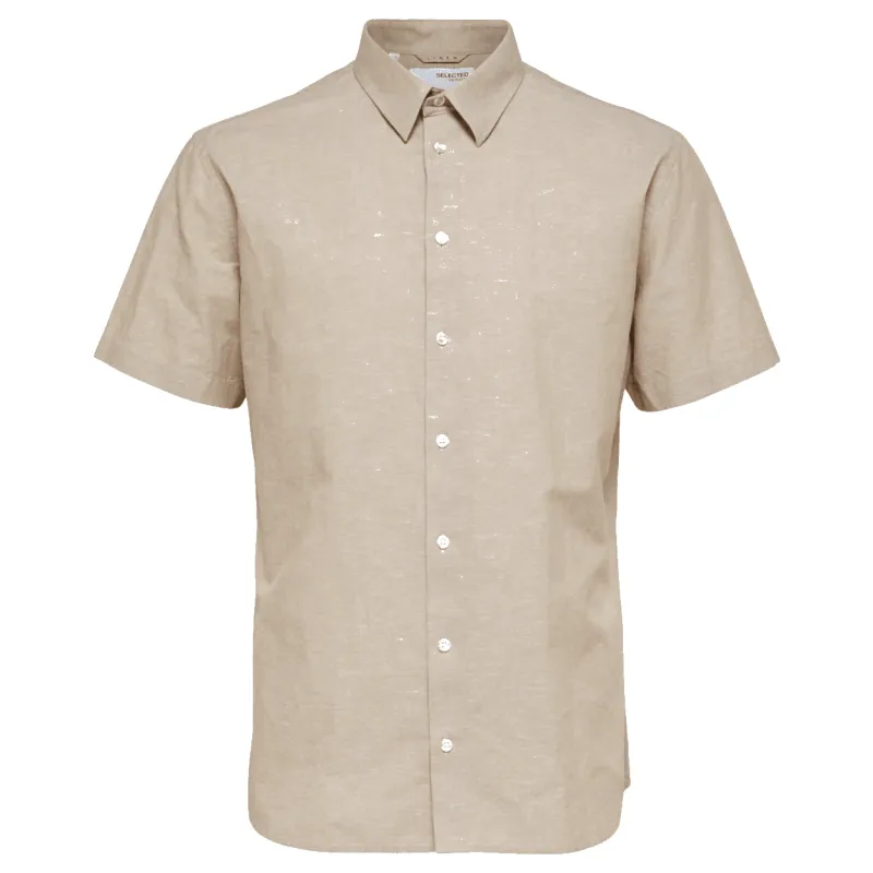 Selected Classic Linen Short Sleeve Shirt made by Selected