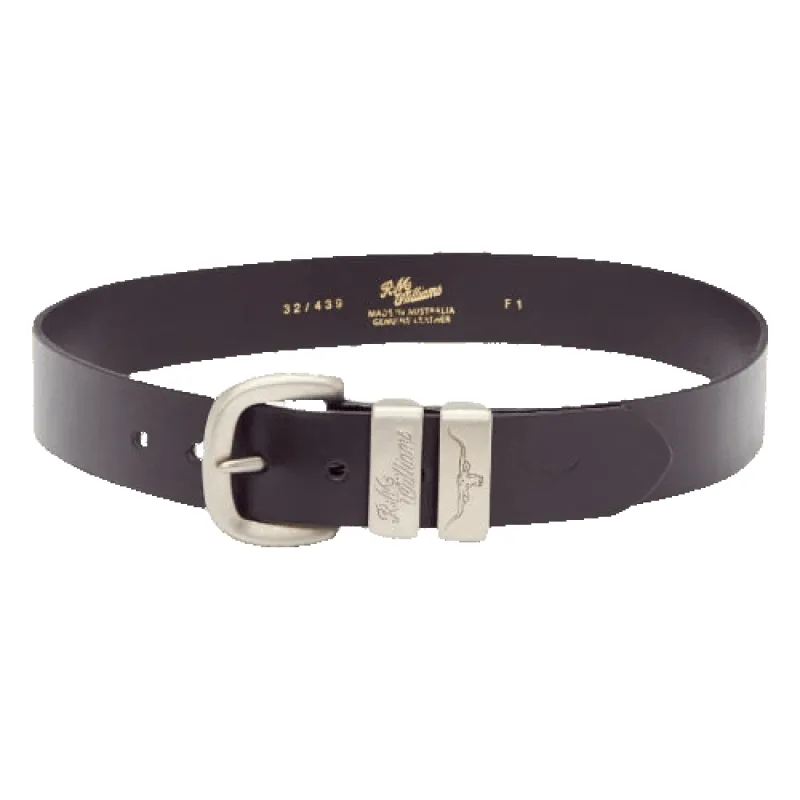 R. M. Williams 3 Piece Solid Hide Belt made by R.M. Williams