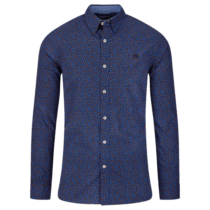 Raging Bull Ditsy Floral Print Long Sleeve Shirt sold by Coes