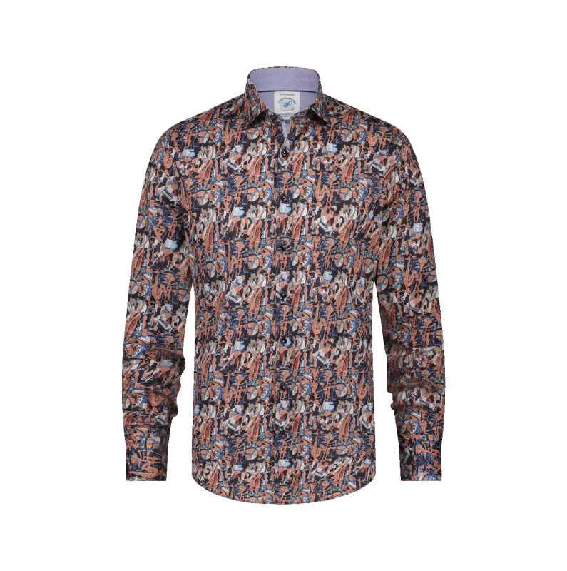 A Fish Named Fred Instruments Painting Long Sleeve Shirt sold by Coes