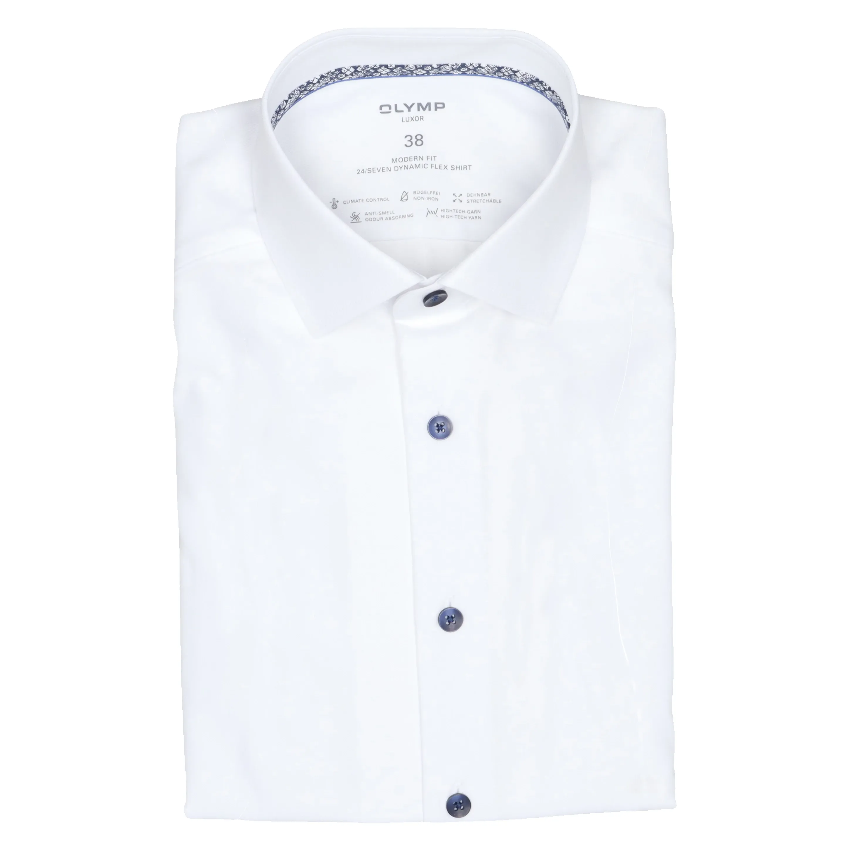 Olymp Luxor Modern Fit Flex Long Sleeve Shirt sold by Coes product image thumbnail 4