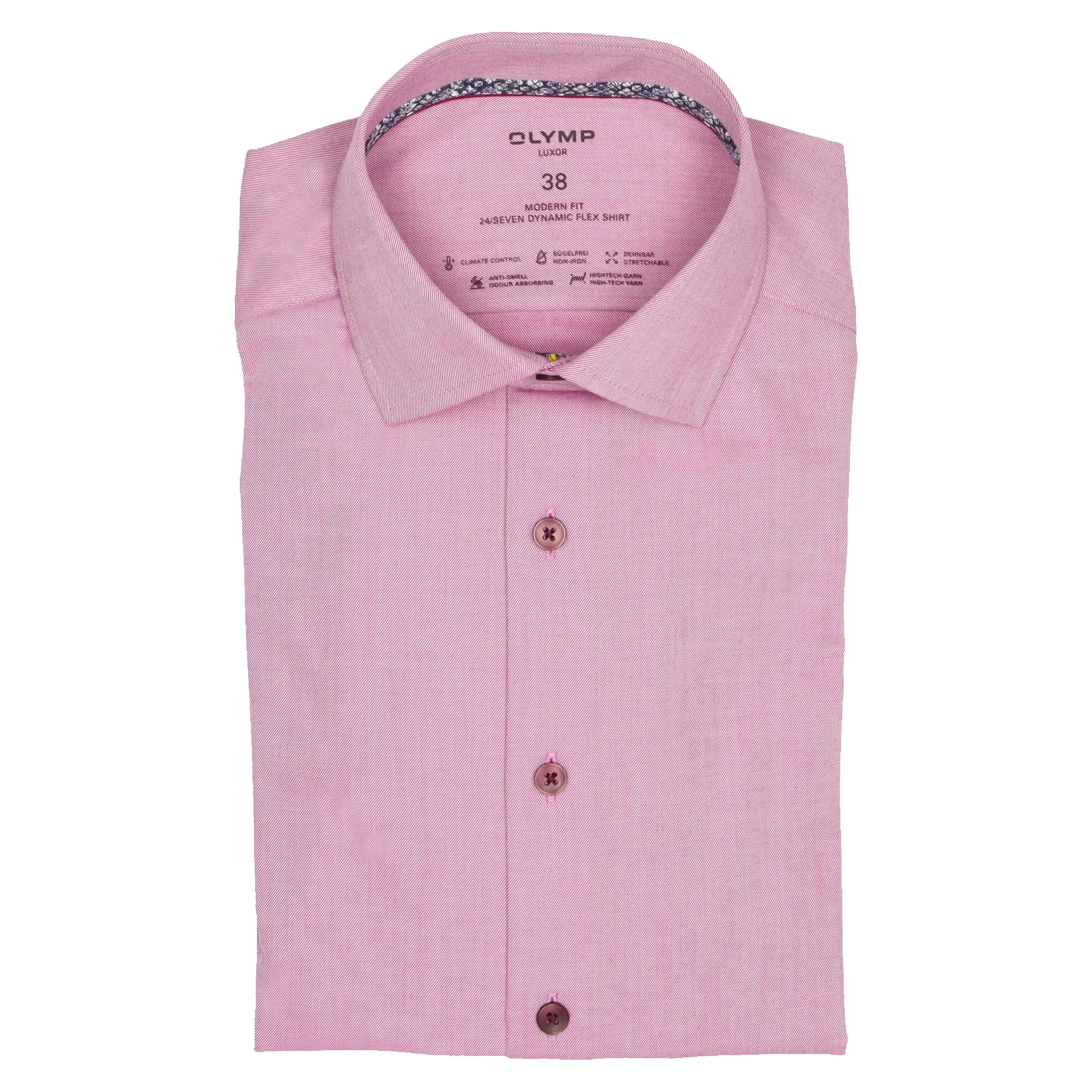 Olymp Luxor Modern Fit Flex Long Sleeve Shirt sold by Coes product image thumbnail 3