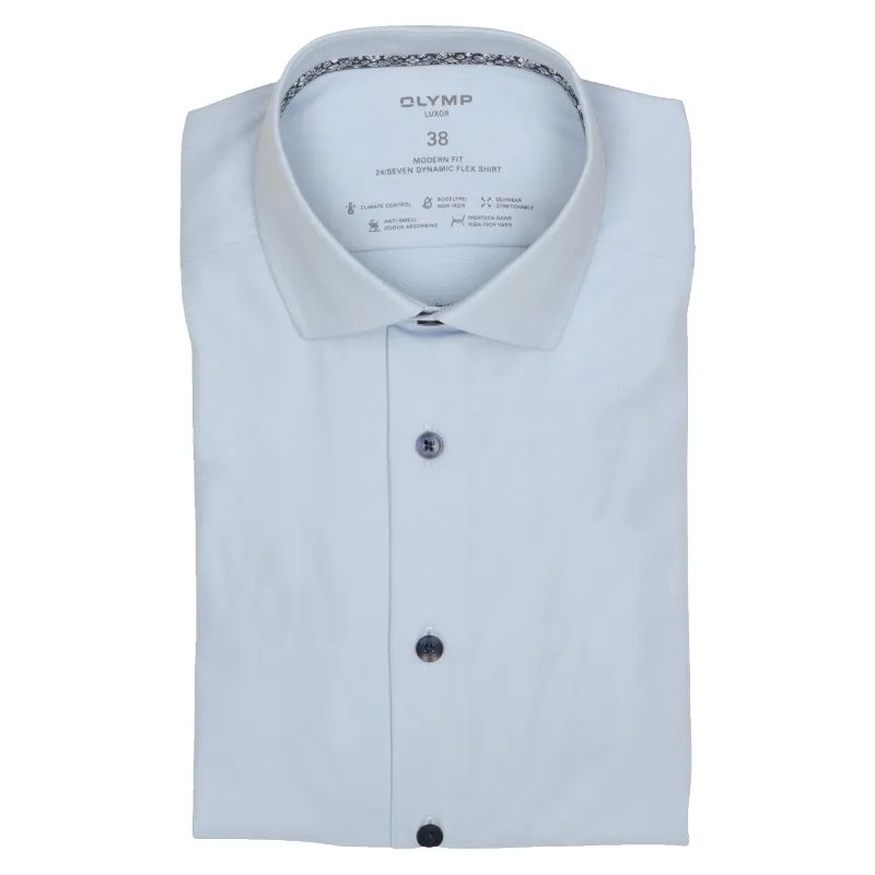 Olymp Luxor Modern Fit Flex Long Sleeve Shirt sold by Coes